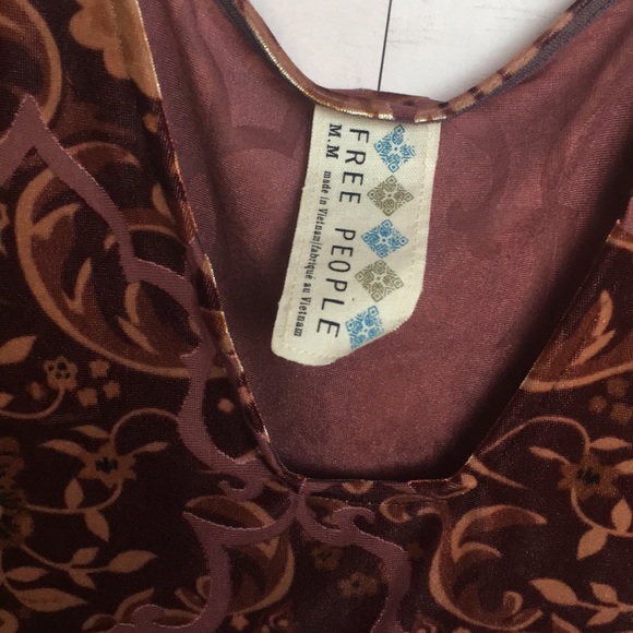 Free people velvet mini dress - Picture 2 of 5